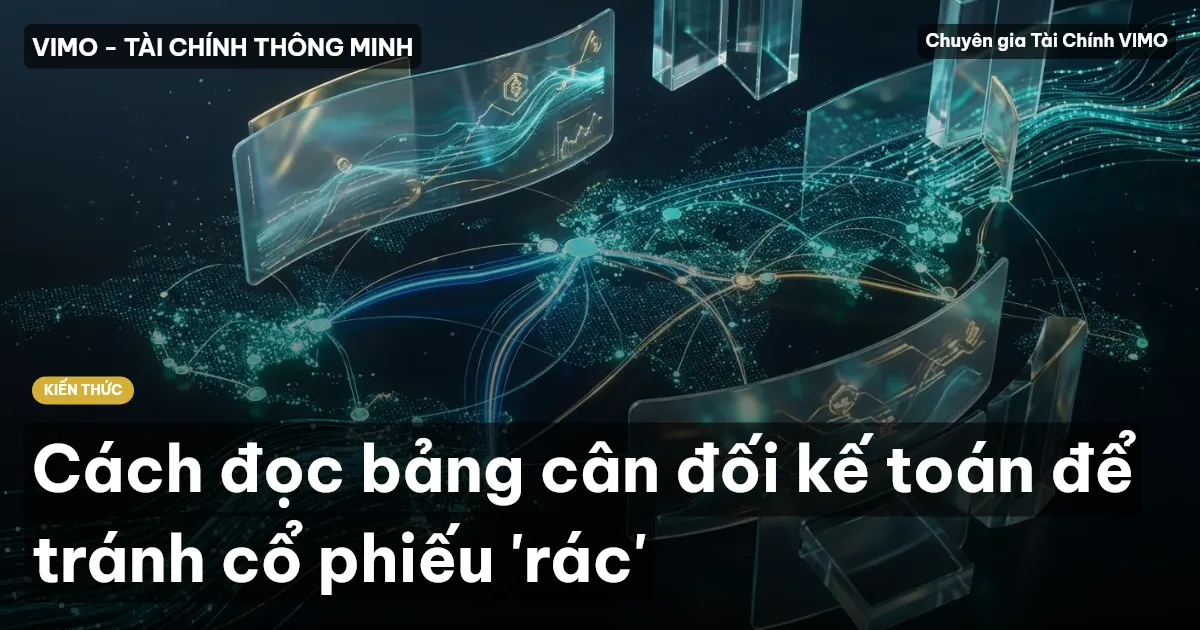 Cách đọc bảng cân đối kế toán để tránh cổ phiếu 'rác'