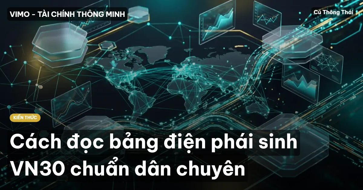 Cách đọc bảng điện phái sinh VN30 chuẩn dân chuyên