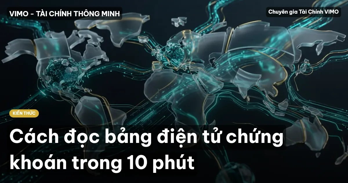 Cách đọc bảng điện tử chứng khoán trong 10 phút