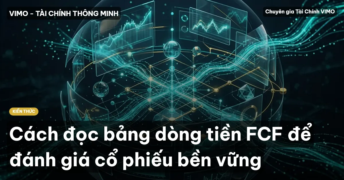 Cách đọc bảng dòng tiền FCF để đánh giá cổ phiếu bền vững