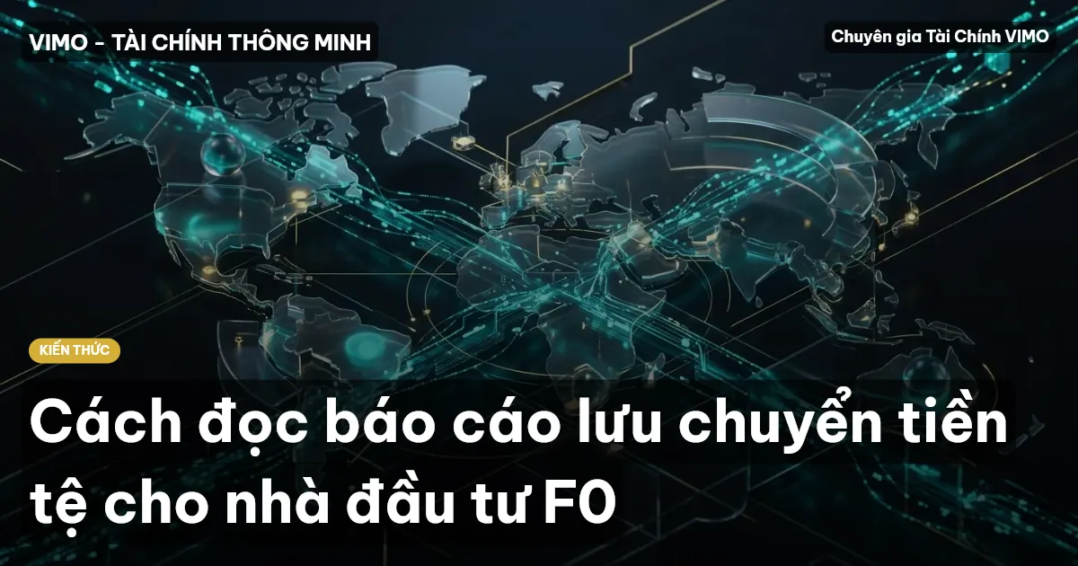 Cách đọc báo cáo lưu chuyển tiền tệ cho nhà đầu tư F0