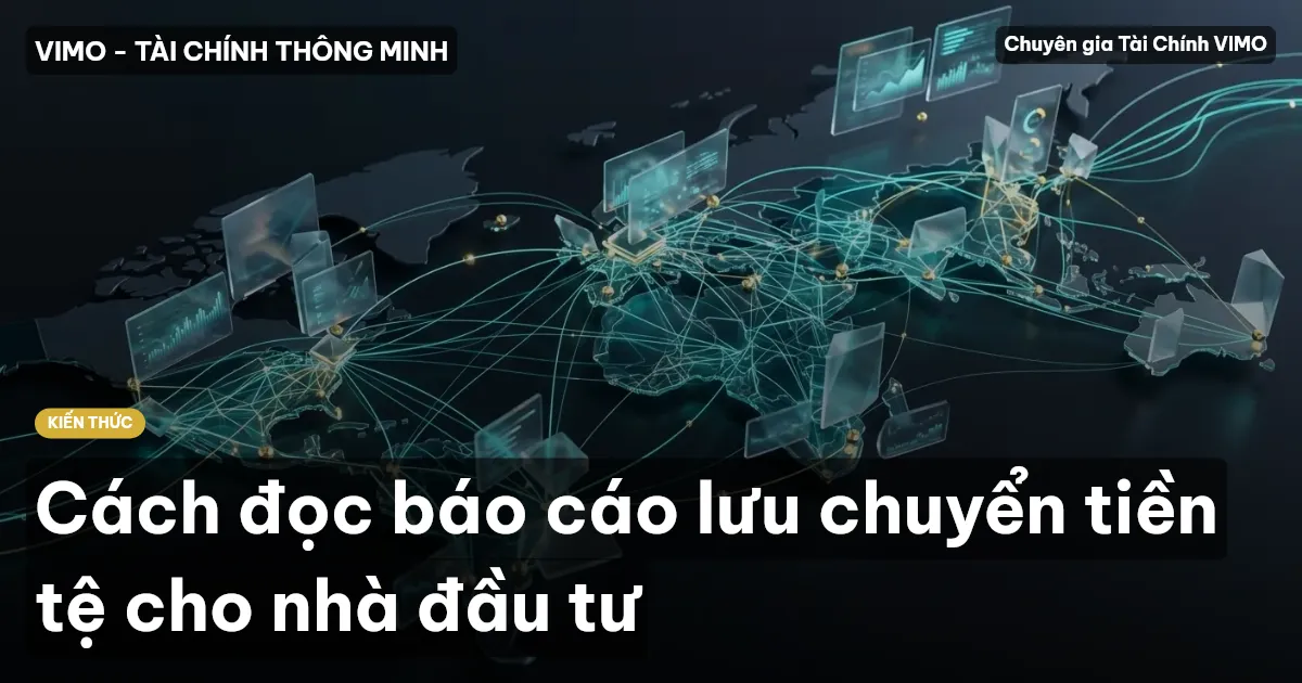 Cách đọc báo cáo lưu chuyển tiền tệ cho nhà đầu tư