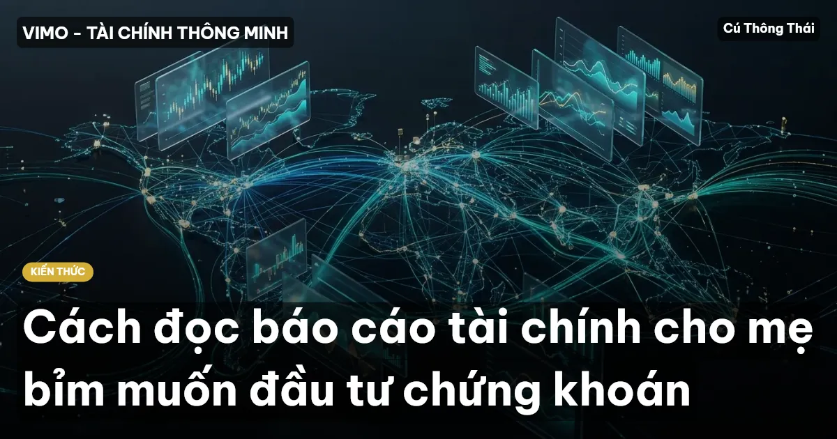 Cách đọc báo cáo tài chính cho mẹ bỉm muốn đầu tư chứng khoán