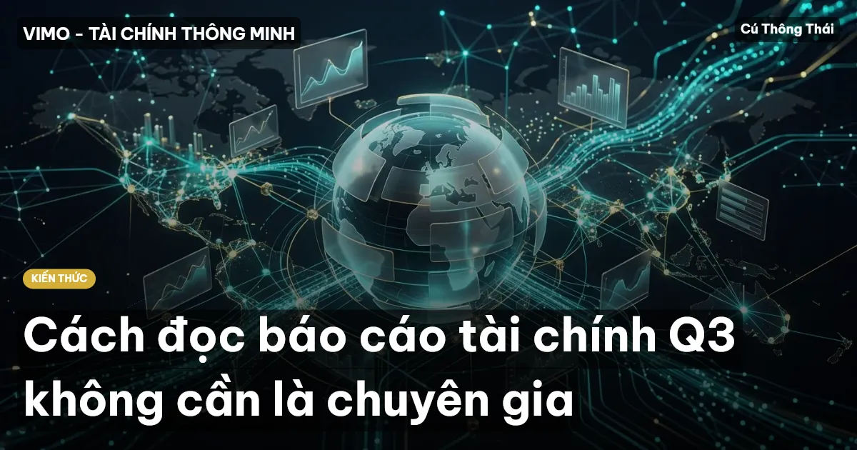 Cách đọc báo cáo tài chính Q3 không cần là chuyên gia