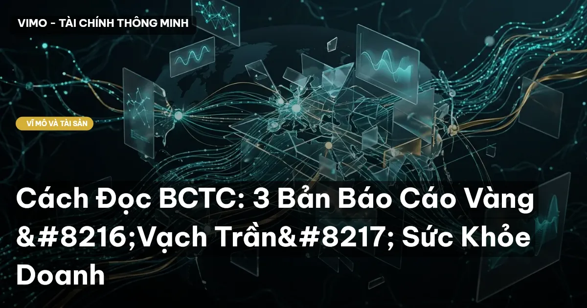 Cách Đọc BCTC: 3 Bản Báo Cáo Vàng ‘Vạch Trần’ Sức Khỏe Doanh