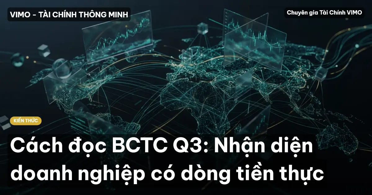 Cách đọc BCTC Q3: Nhận diện doanh nghiệp có dòng tiền thực