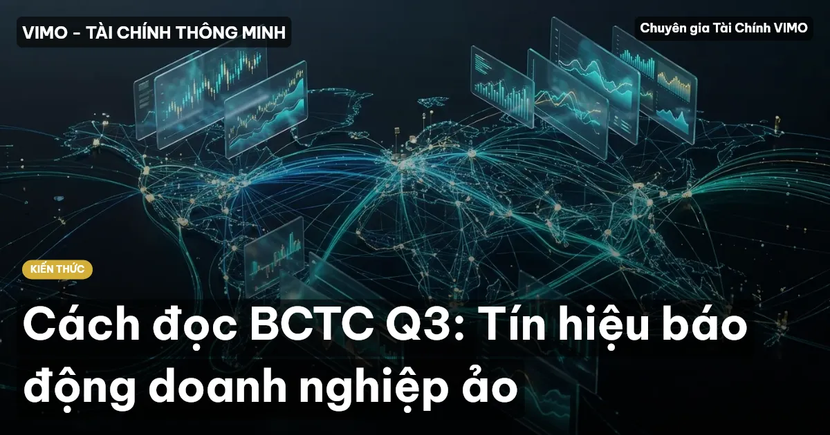 Cách đọc BCTC Q3: Tín hiệu báo động doanh nghiệp ảo