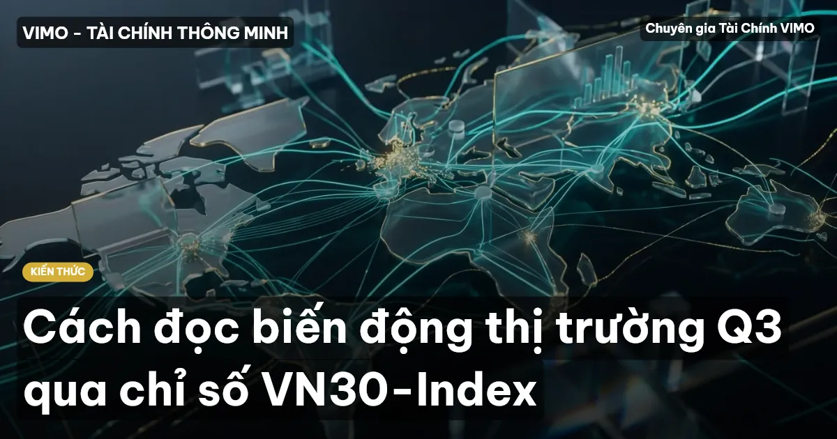 Cách đọc biến động thị trường Q3 qua chỉ số VN30-Index