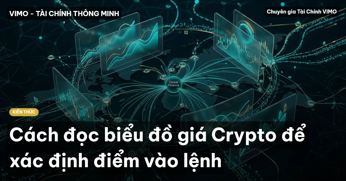 Cách đọc biểu đồ giá Crypto để xác định điểm vào lệnh