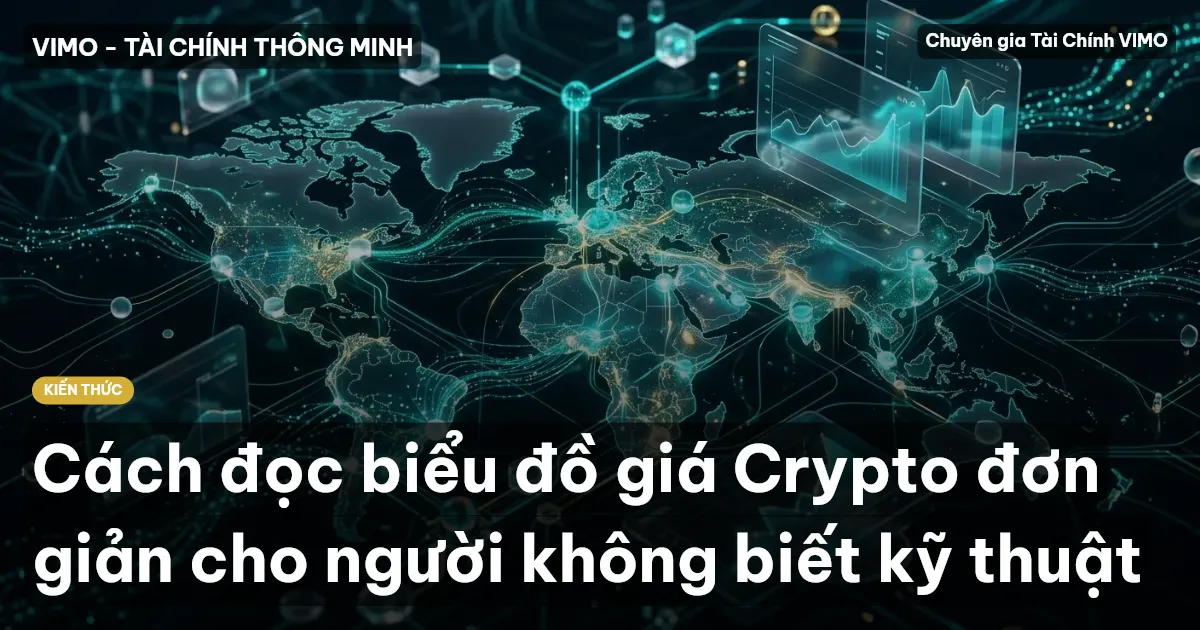 Cách đọc biểu đồ giá Crypto đơn giản cho người không biết kỹ thuật