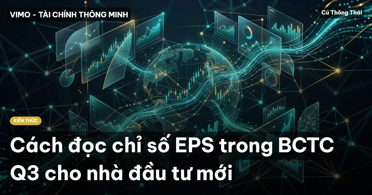 Cách đọc chỉ số EPS trong BCTC Q3 cho nhà đầu tư mới