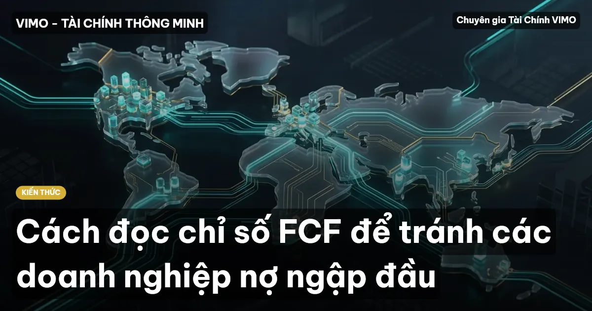 Cách đọc chỉ số FCF để tránh các doanh nghiệp nợ ngập đầu