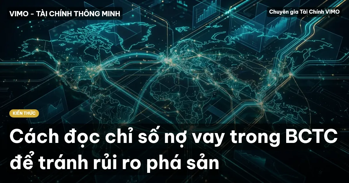 Cách đọc chỉ số nợ vay trong BCTC để tránh rủi ro phá sản
