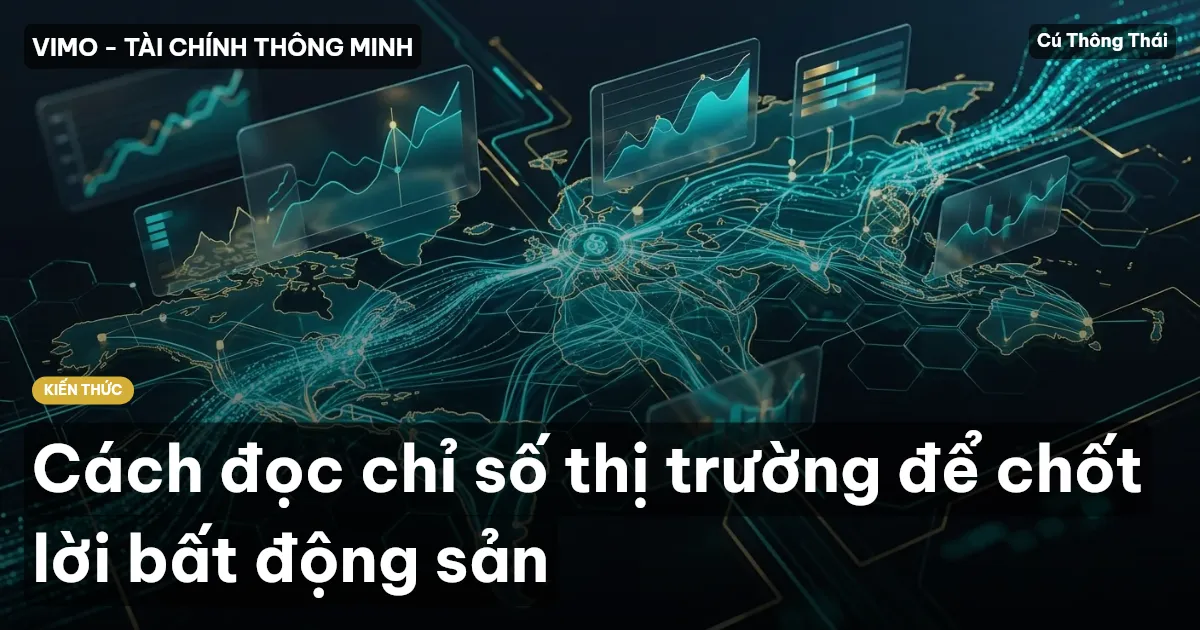 Cách đọc chỉ số thị trường để chốt lời bất động sản