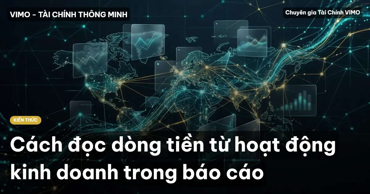 Cách đọc dòng tiền từ hoạt động kinh doanh trong báo cáo