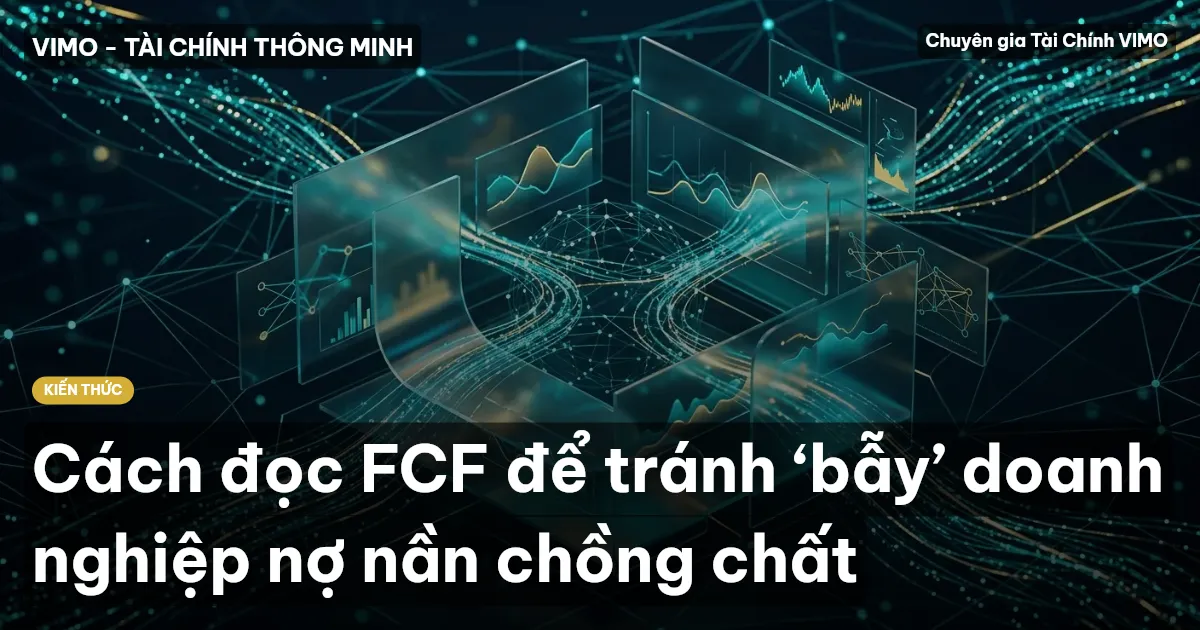 Cách đọc FCF để tránh ‘bẫy’ doanh nghiệp nợ nần chồng chất