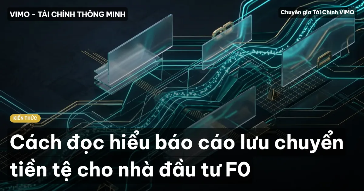 Cách đọc hiểu báo cáo lưu chuyển tiền tệ cho nhà đầu tư F0