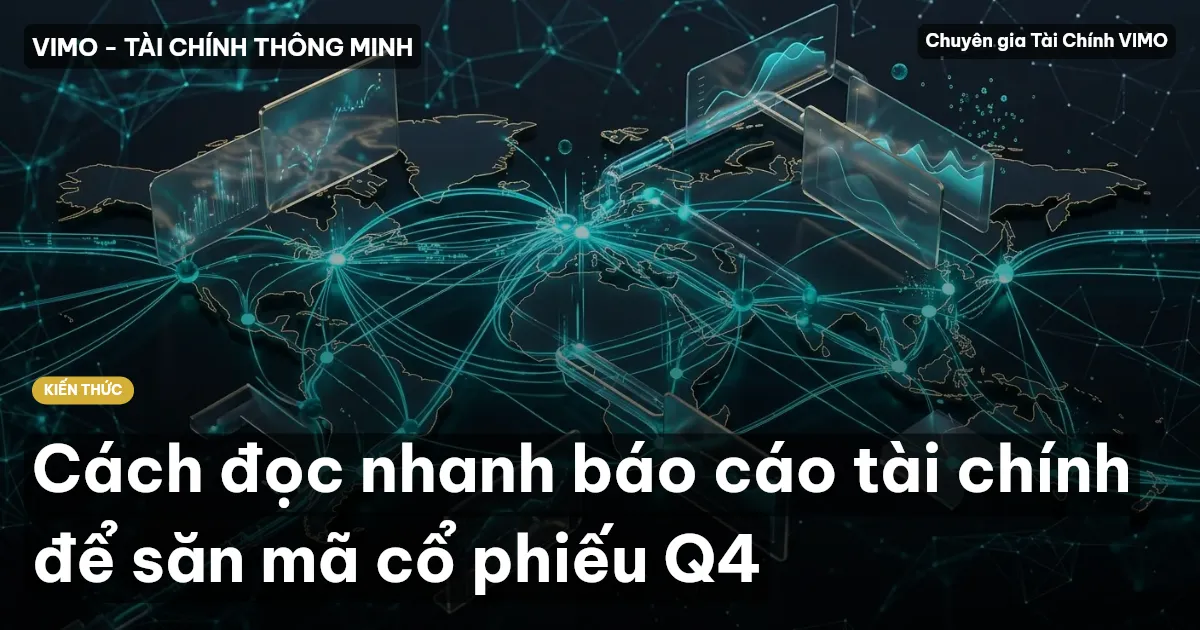 Cách đọc nhanh báo cáo tài chính để săn mã cổ phiếu Q4