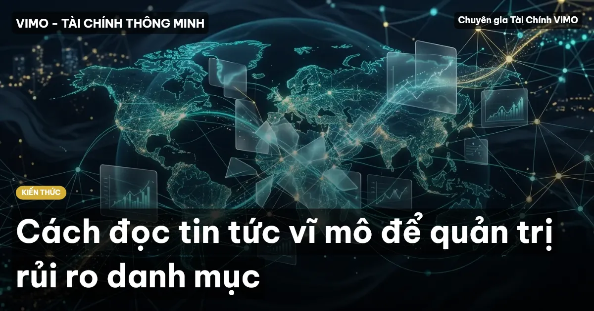 Cách đọc tin tức vĩ mô để quản trị rủi ro danh mục