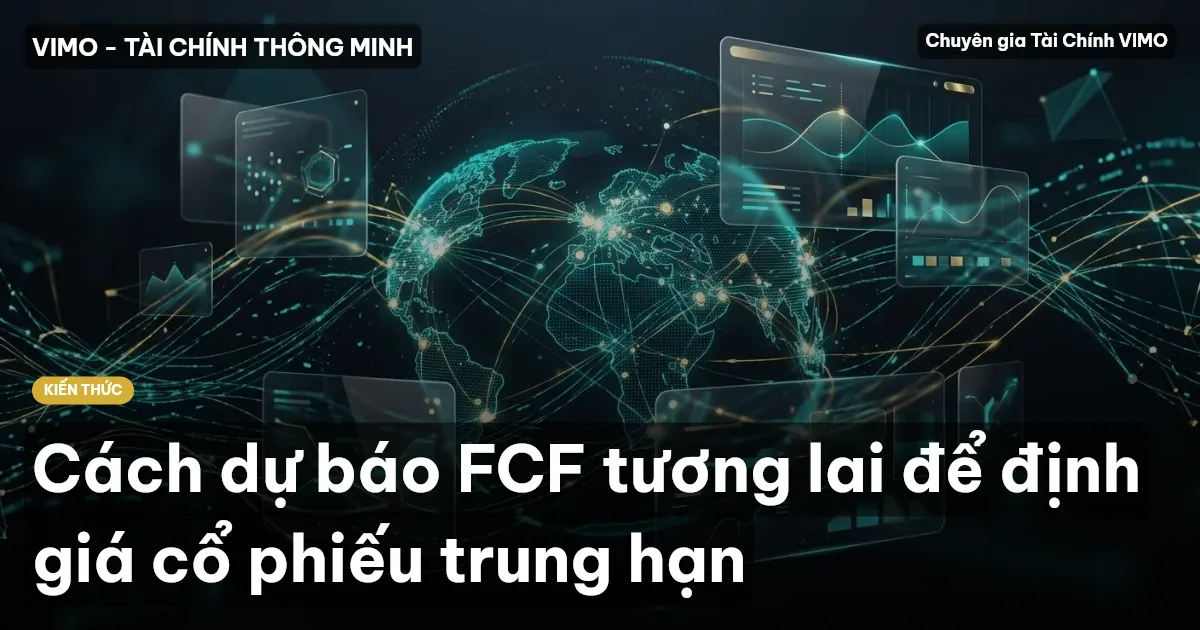 Cách dự báo FCF tương lai để định giá cổ phiếu trung hạn