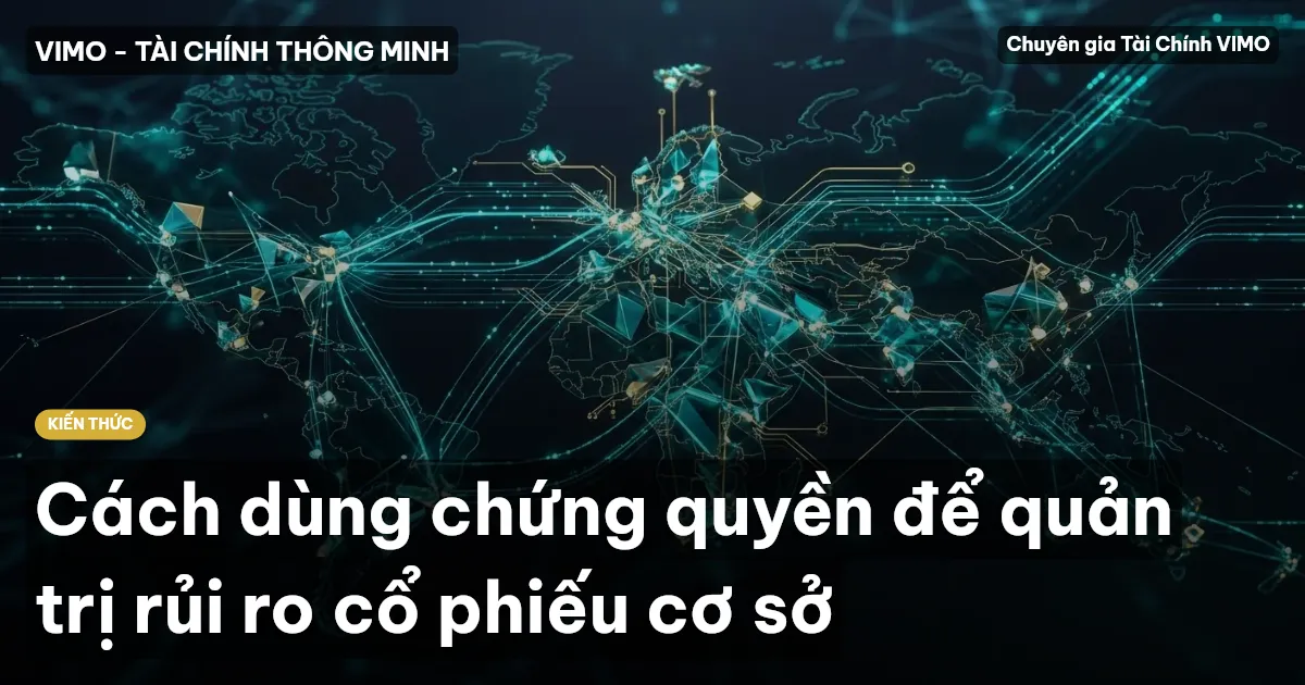 Cách dùng chứng quyền để quản trị rủi ro cổ phiếu cơ sở