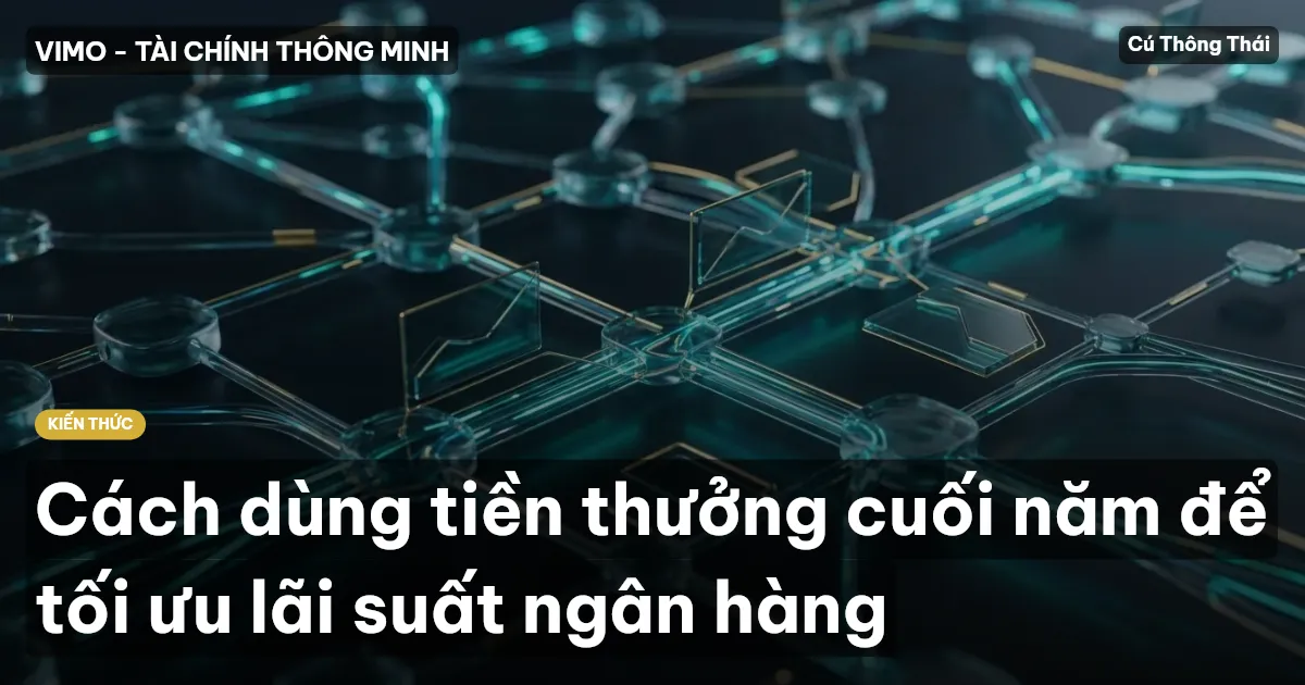 Cách dùng tiền thưởng cuối năm để tối ưu lãi suất ngân hàng