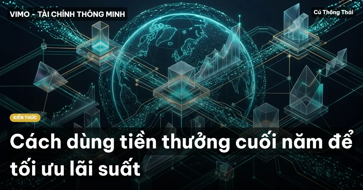 Cách dùng tiền thưởng cuối năm để tối ưu lãi suất
