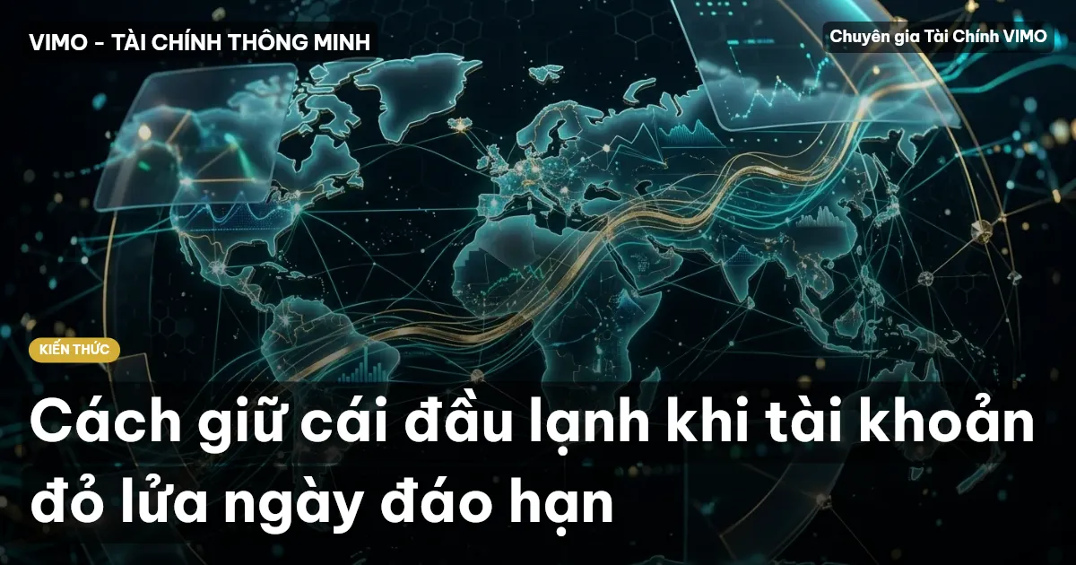 Cách giữ cái đầu lạnh khi tài khoản đỏ lửa ngày đáo hạn