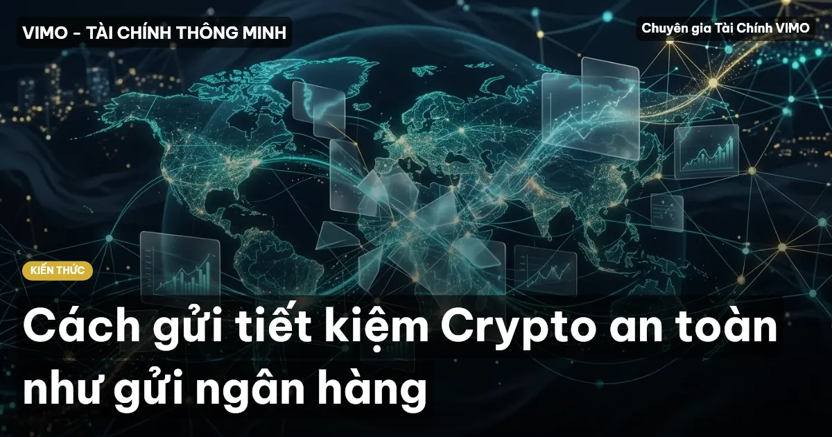 Cách gửi tiết kiệm Crypto an toàn như gửi ngân hàng