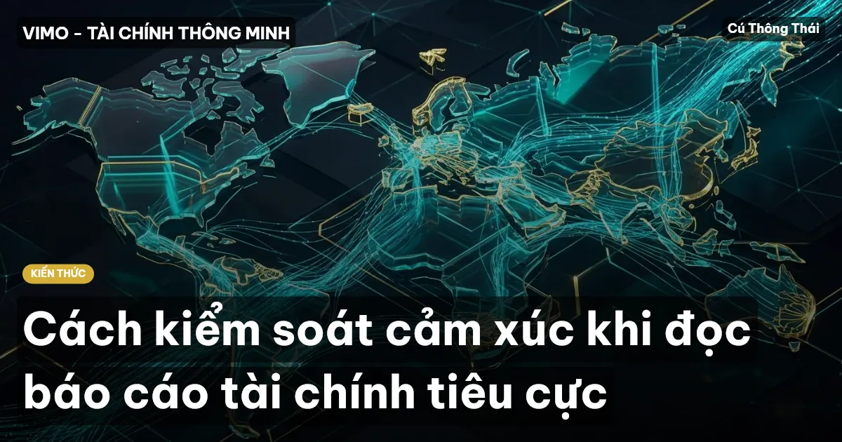 Cách kiểm soát cảm xúc khi đọc báo cáo tài chính tiêu cực