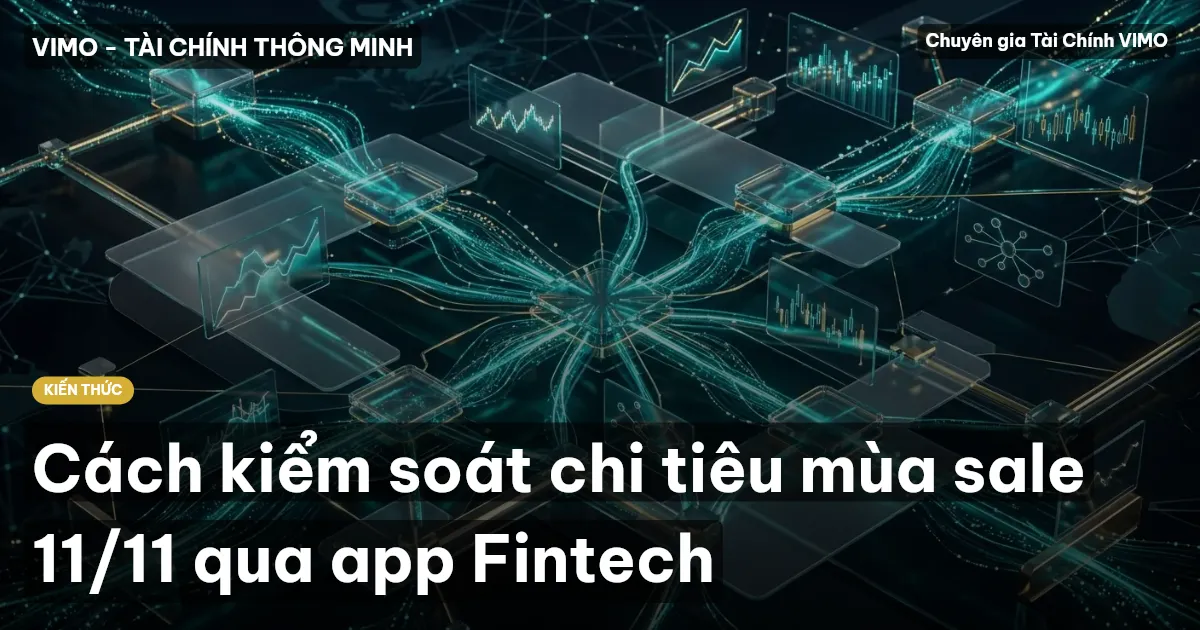 Cách kiểm soát chi tiêu mùa sale 11/11 qua app Fintech
