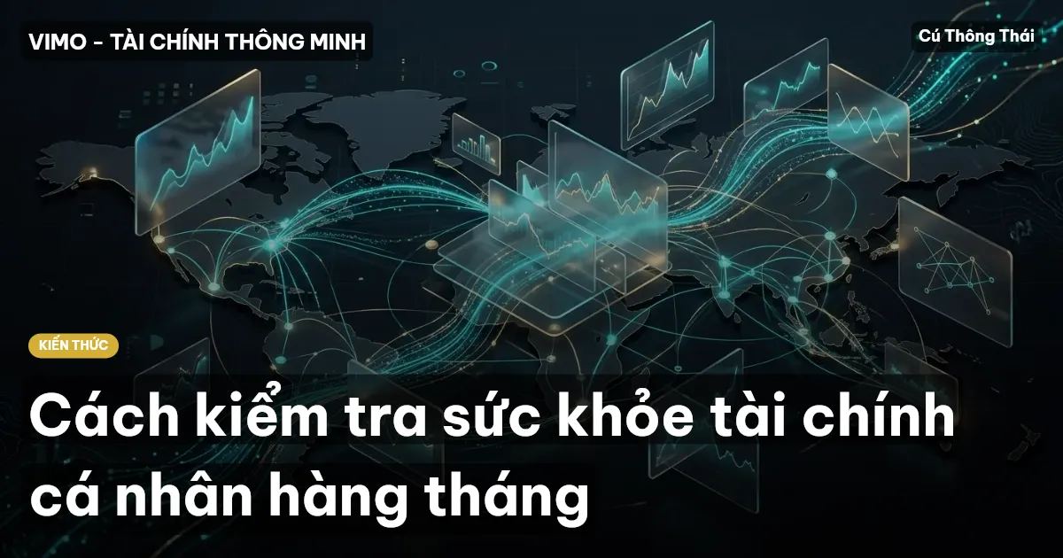 Cách kiểm tra sức khỏe tài chính cá nhân hàng tháng