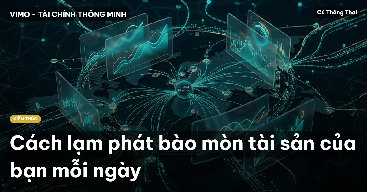 Cách lạm phát bào mòn tài sản của bạn mỗi ngày