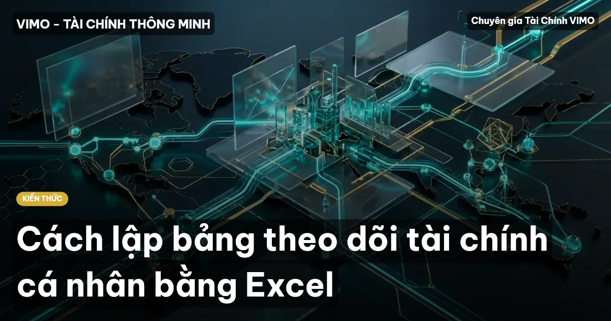 Cách lập bảng theo dõi tài chính cá nhân bằng Excel