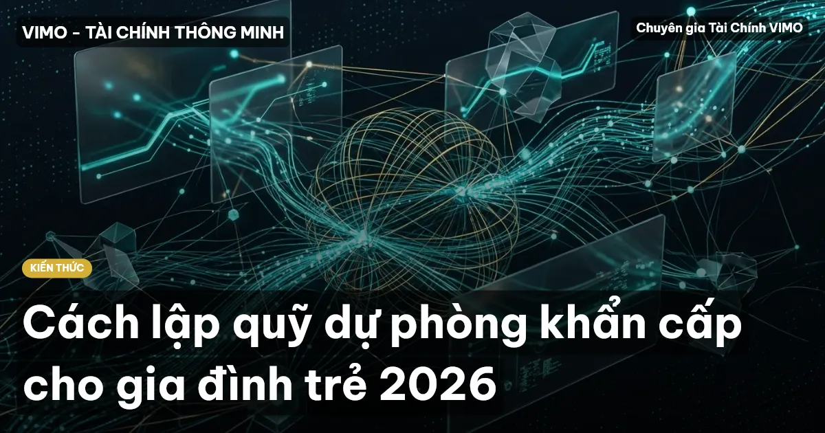 Cách lập quỹ dự phòng khẩn cấp cho gia đình trẻ 2026