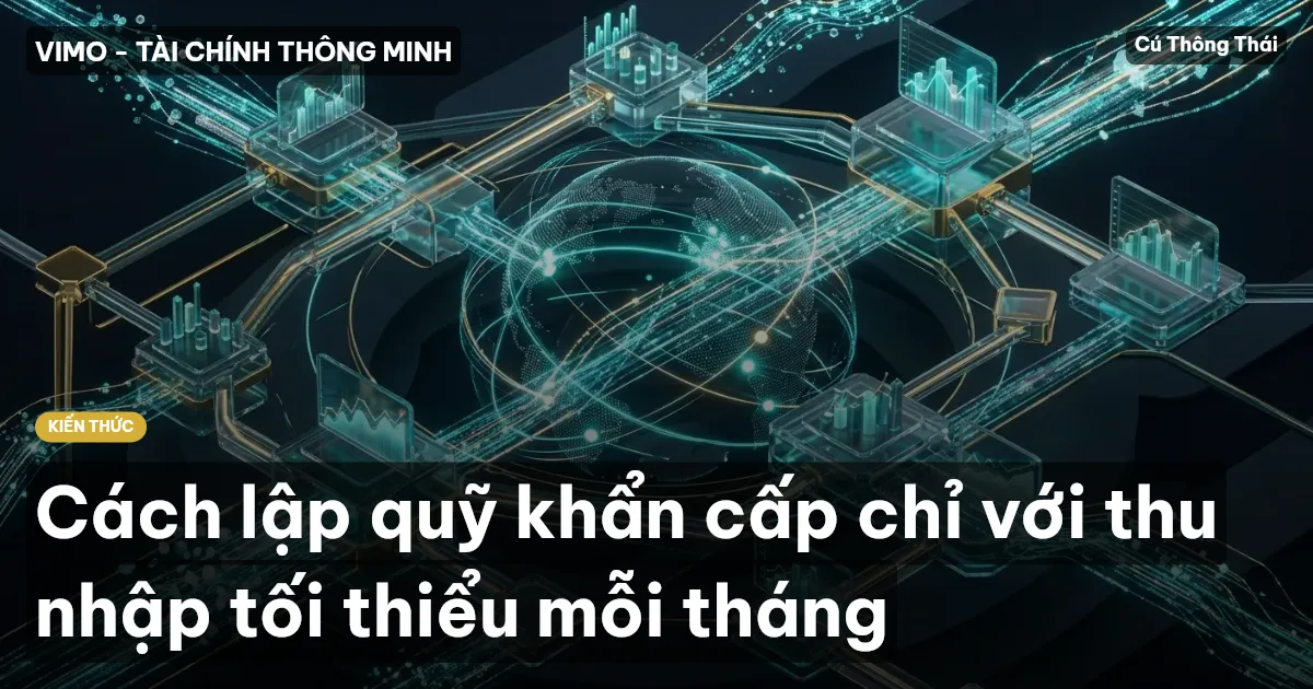Cách lập quỹ khẩn cấp chỉ với thu nhập tối thiểu mỗi tháng