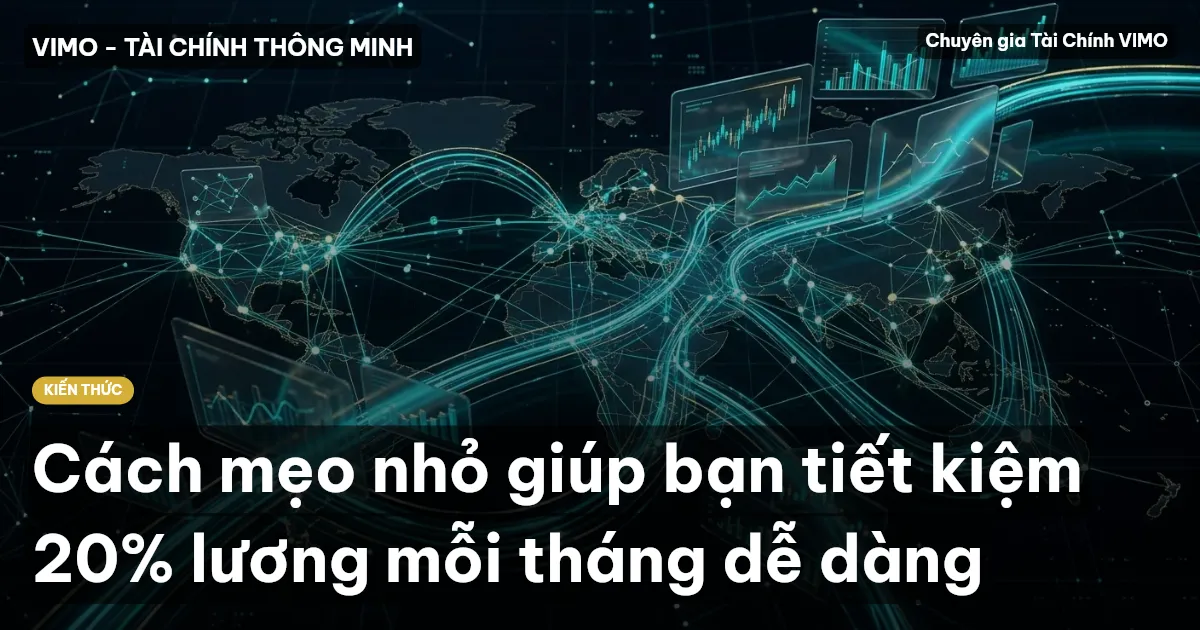 Cách mẹo nhỏ giúp bạn tiết kiệm 20% lương mỗi tháng dễ dàng
