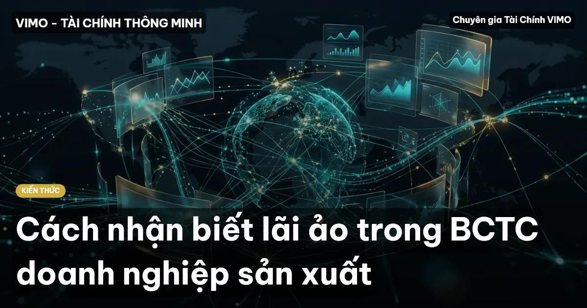 Cách nhận biết lãi ảo trong BCTC doanh nghiệp sản xuất