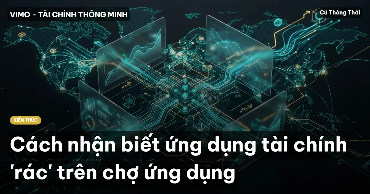 Cách nhận biết ứng dụng tài chính 'rác' trên chợ ứng dụng