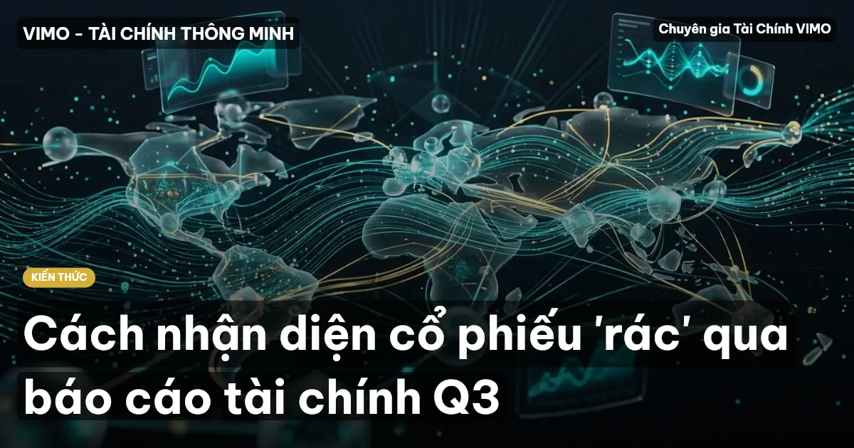 Cách nhận diện cổ phiếu 'rác' qua báo cáo tài chính Q3