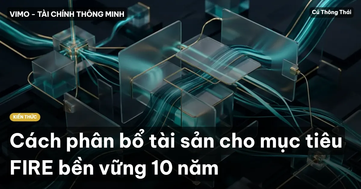 Cách phân bổ tài sản cho mục tiêu FIRE bền vững 10 năm