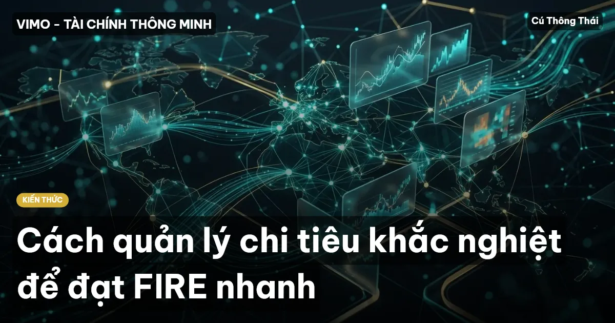 Cách quản lý chi tiêu khắc nghiệt để đạt FIRE nhanh