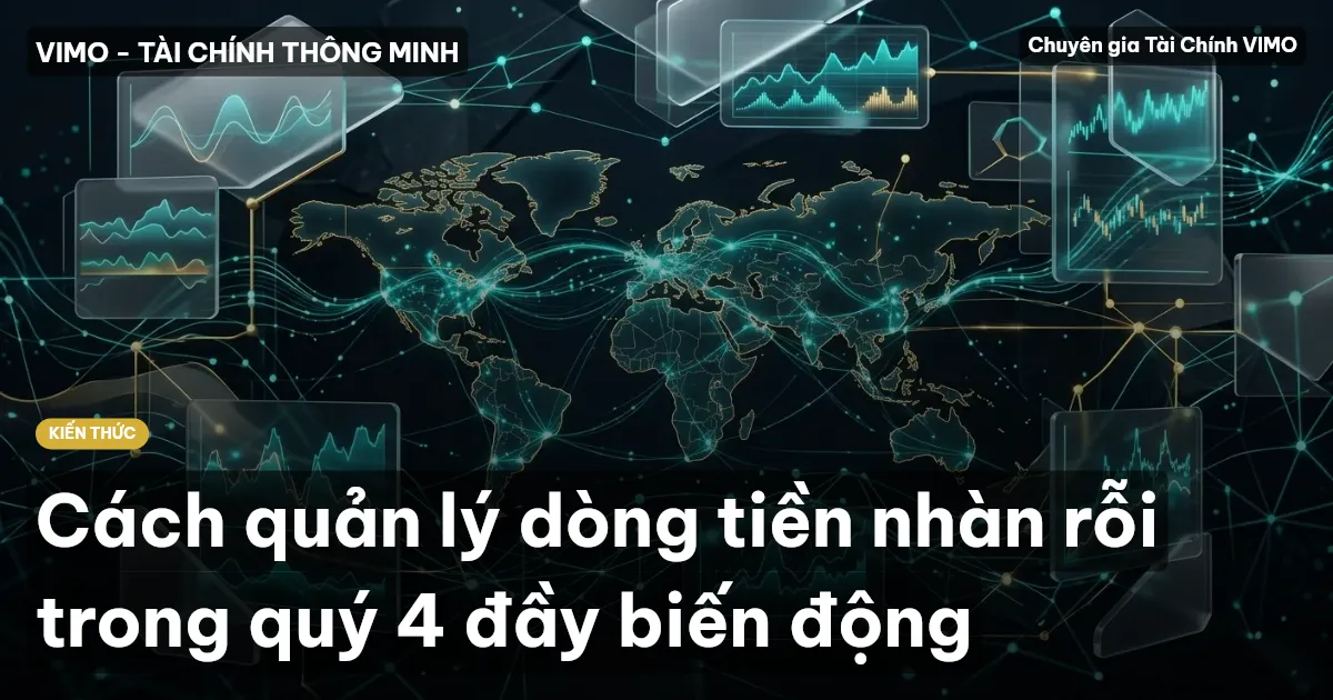 Cách quản lý dòng tiền nhàn rỗi trong quý 4 đầy biến động