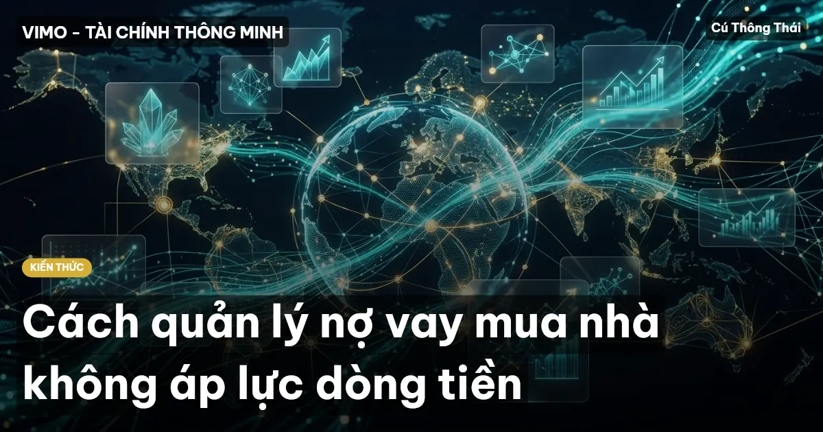 Cách quản lý nợ vay mua nhà không áp lực dòng tiền