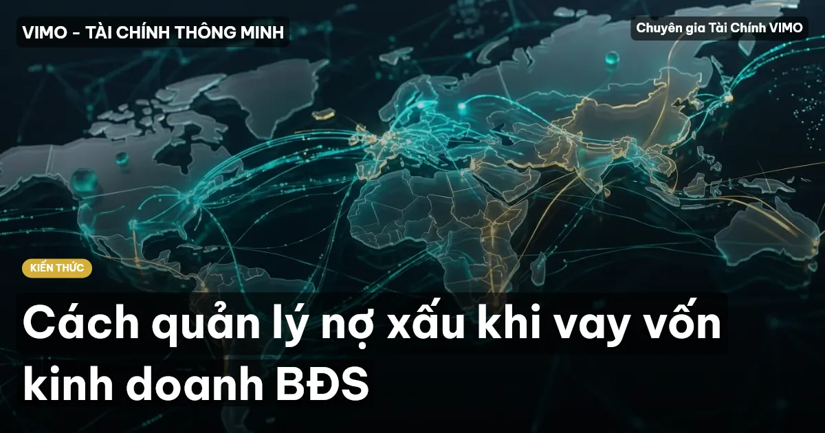 Cách quản lý nợ xấu khi vay vốn kinh doanh BĐS