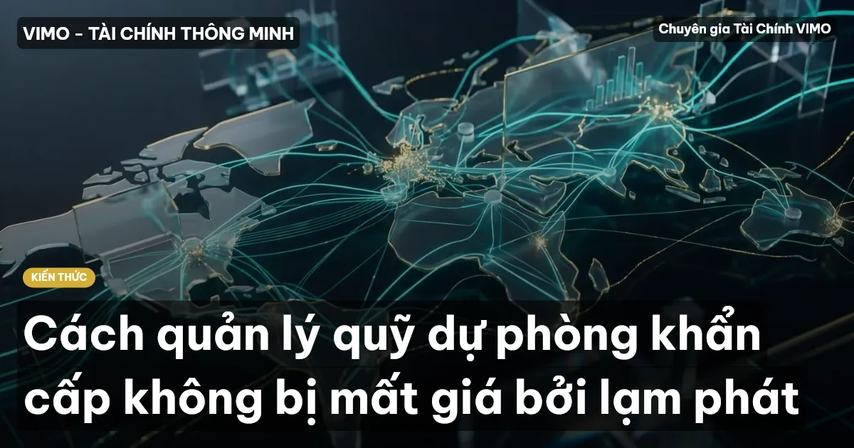 Cách quản lý quỹ dự phòng khẩn cấp không bị mất giá bởi lạm phát
