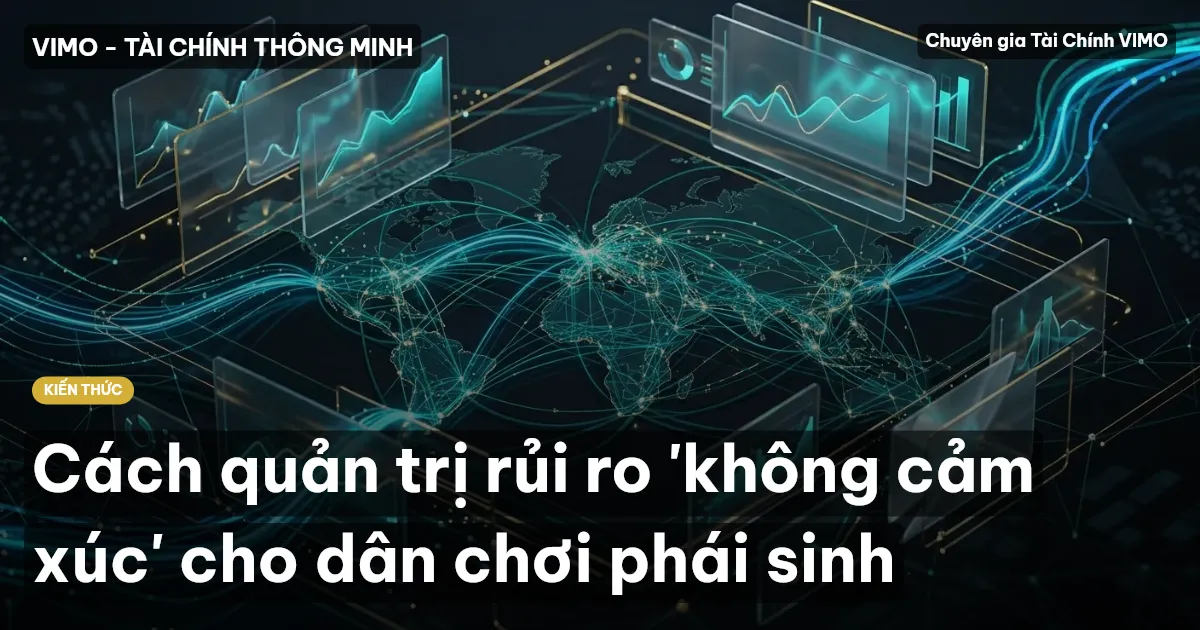 Cách quản trị rủi ro 'không cảm xúc' cho dân chơi phái sinh