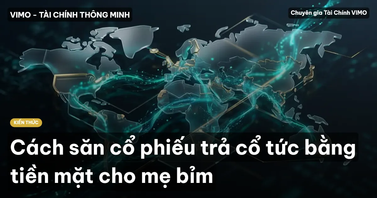 Cách săn cổ phiếu trả cổ tức bằng tiền mặt cho mẹ bỉm