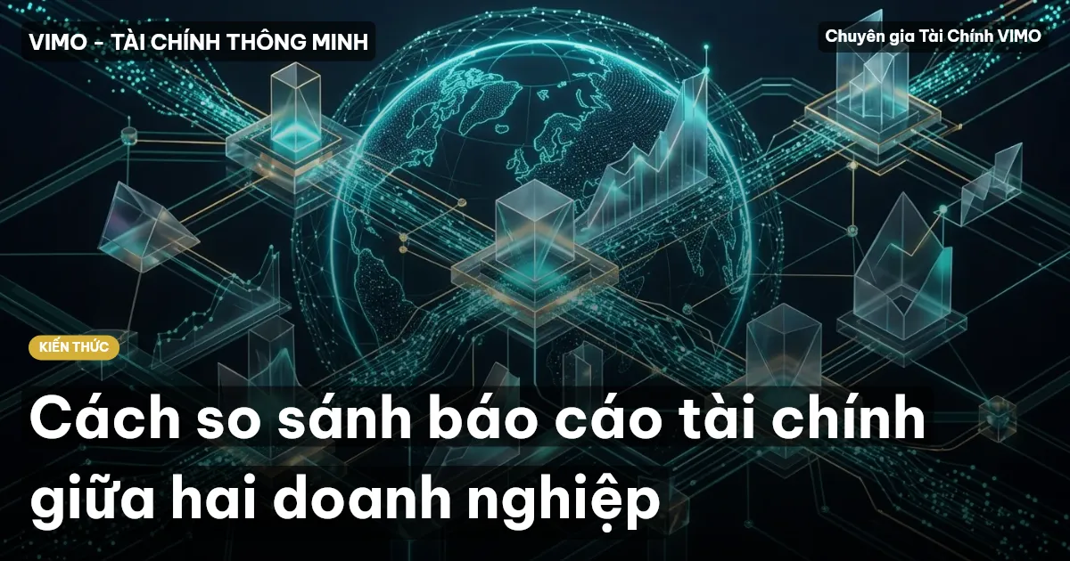 Cách so sánh báo cáo tài chính giữa hai doanh nghiệp
