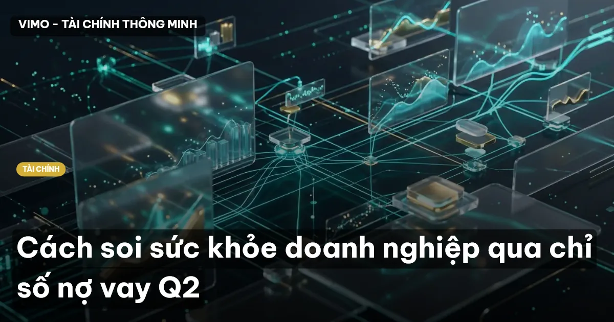 Cách soi sức khỏe doanh nghiệp qua chỉ số nợ vay Q2
